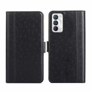 For Realme GT Master / Q3 Pro Carnival Ostrich Texture Flip Leather Phone Case(Black)