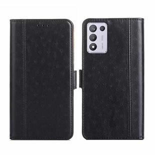 For OPPO K9s / Realme Q3s Ostrich Texture Flip Leather Phone Case(Black)