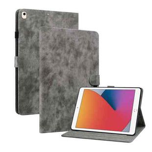 Tiger Pattern PU Tablet Case With Sleep / Wake-up Function For iPad 9.7 2017/2018/2019/2020(Grey)