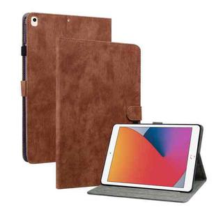 Tiger Pattern PU Tablet Case With Sleep / Wake-up Function For iPad 9.7 2017/2018/2019/2020(Brown)
