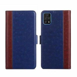 For UMIDIGI A11 Pro Max Ostrich Texture Flip Leather Phone Case(Blue)