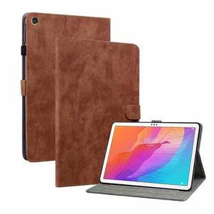 For Huawei MatePad T 10s/Enjoy Tablet 2 Tiger Pattern PU Tablet Case(Brown)