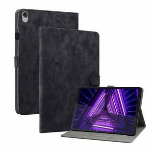 For Lenovo M10 Plus 10.3 Tiger Pattern PU Tablet Case(Black)