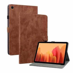 For Samsung Galaxy Tab A7 10.4 2020 Tiger Pattern PU Tablet Case With Sleep / Wake-up Function(Brown)