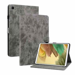 For Samsung Galaxy Tab A7 Lite Tiger Pattern PU Tablet Case(Grey)