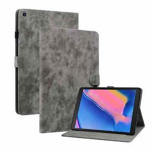 For Samsung Galaxy Tab A 8.0 2019 Tiger Pattern PU Tablet Case(Grey)