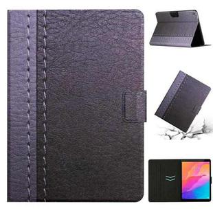 For Huawei MatePad T8 Stitching Solid Color Leather Tablet Case(Grey)