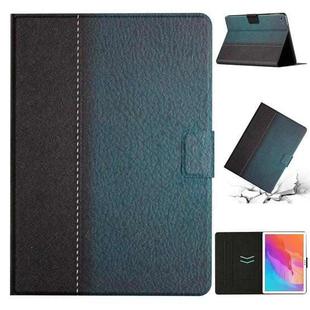 For Huawei MatePad T10s Stitching Solid Color Leather Tablet Case(Green)