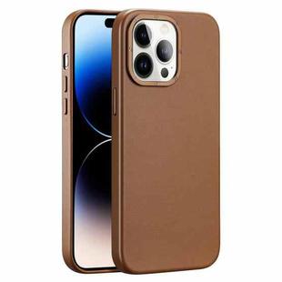 For iPhone 14 Pro DUX DUCIS Grit Series MagSafe Phone Case(Brown)