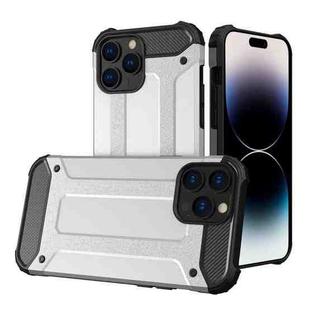For iPhone 14 Pro Max Magic Armor TPU Phone Case (Silver)