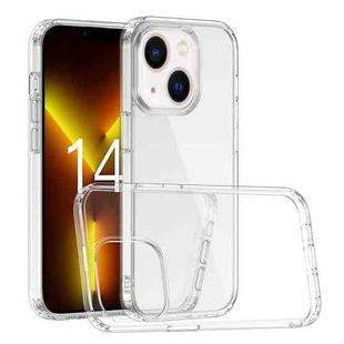 For iPhone 14 Plus Shockproof TPU + Acrylic Transparent Phone Case