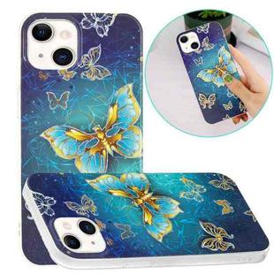 For iPhone 14 Electroplating Soft TPU Phone Case (Butterflies)