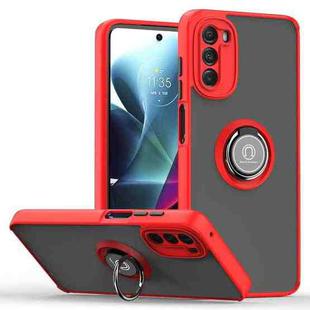 For Motorola Moto G 5G 2022 Q Shadow 1 Series TPU and PC Phone Case(Red)