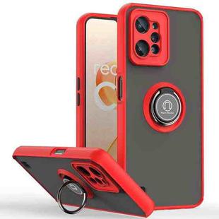 For Realme C31 Q Shadow 1 Series TPU and PC Phone Case(Red)