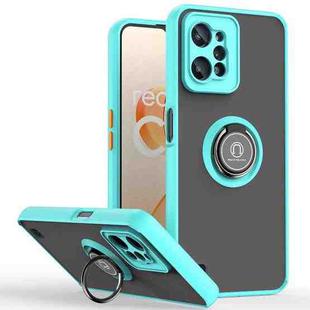 For Realme C31 Q Shadow 1 Series TPU and PC Phone Case(Sky Blue)