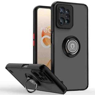 For Realme C31 Q Shadow 1 Series TPU and PC Phone Case(Black+Red)