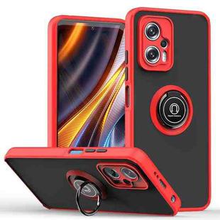For Xiaomi Poco X4 GT Q Shadow 1 Series TPU and PC Phone Case(Red)