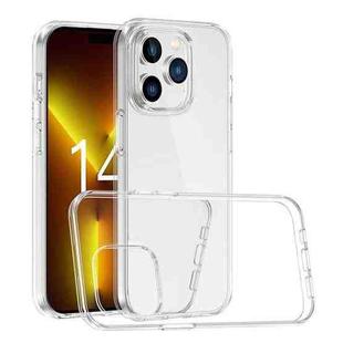 For iPhone 14 Pro Stereo Sound Design 1.2mm Transparent TPU Phone Case