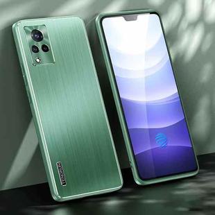 For vivo S9 Brushed Texture Shockproof Phone Case(Matcha Green)