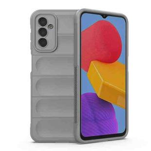 For Samsung Galaxy M13 4G Magic Shield TPU + Flannel Phone Case(Grey)