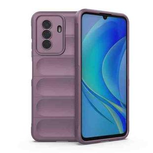 For Huawei Enjoy 50 4G / Nova Y70 Magic Shield TPU + Flannel Phone Case(Purple)