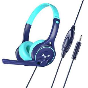SOYTO SY-G30 Wired Noise Cancelling Ergonomic Gaming Headset, Interface:3.5mm(Blue Cyan)