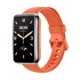 For Xiaomi Mi Band 7 Pro Solid Color TPU Watch Band(Orange)