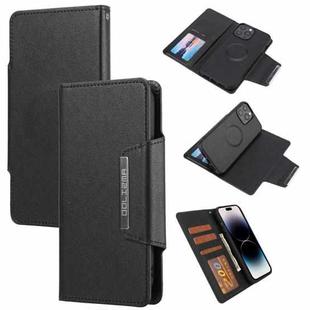 For iPhone 14 Pro Separable Magnetic Leather Case(Black)