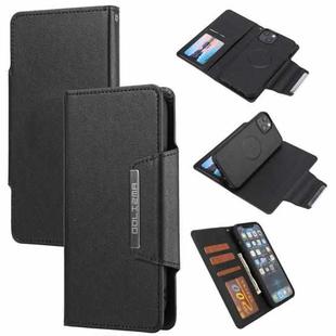 For iPhone 14 Plus Separable Magnetic Leather Case (Black)