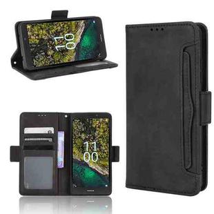 For Nokia C100 Skin Feel Calf Texture Card Slots Leather Phone Case(Black)