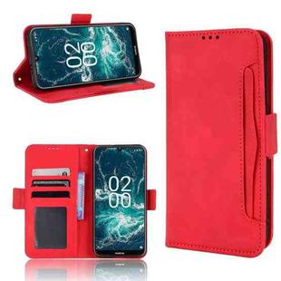 For Nokia C200 Skin Feel Calf Texture Card Slots Leather Phone Case(Red)