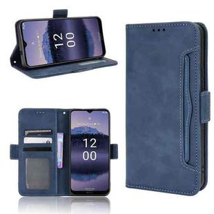 For Nokia G11 Plus Skin Feel Calf Texture Card Slots Leather Phone Case(Blue)