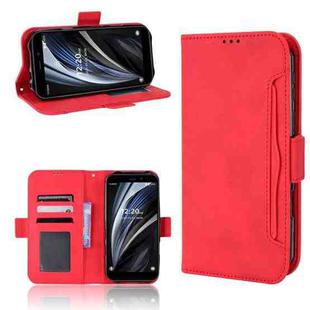 For Oukitel WP12 / WP12 Pro Skin Feel Calf Texture Card Slots Leather Phone Case(Red)