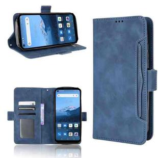 For Oukitel WP16 Skin Feel Calf Texture Card Slots Leather Phone Case(Blue)