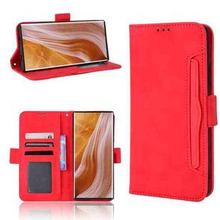 For ZTE Axon 40 Ultra Skin Feel Calf Texture Card Slots Leather Phone Case(Red)