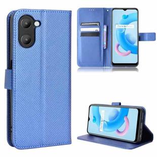 For Realme V20 5G Diamond Texture Leather Phone Case(Blue)