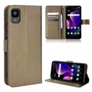 For TCL 30Z Diamond Texture Leather Phone Case(Brown)