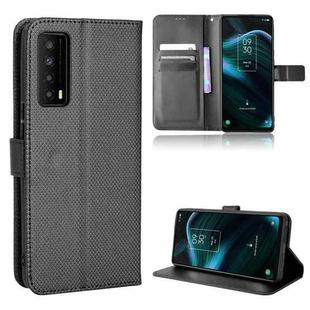 For TCL Stylus 5G Diamond Texture Leather Phone Case(Black)