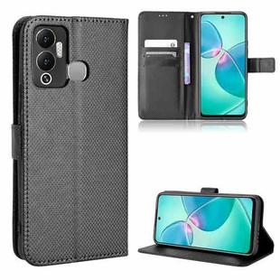 For Infinix Hot 12 Play Diamond Texture Leather Phone Case(Black)