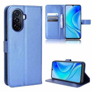 For Huawei nova Y70 / nova Y70 Plus Diamond Texture Leather Phone Case(Blue)