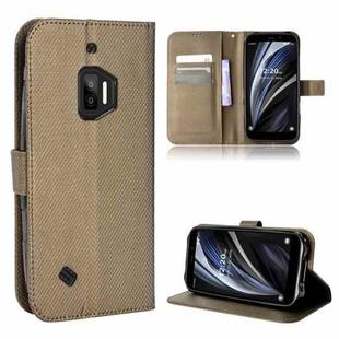 For Oukitel WP12 / WP12 Pro Diamond Texture Leather Phone Case(Brown)