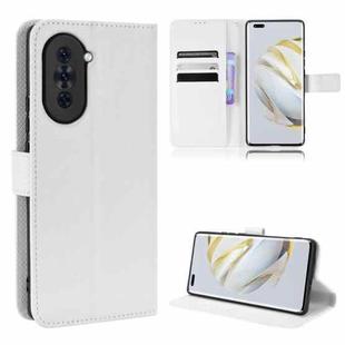 For Huawei nova 10 Pro Diamond Texture Leather Phone Case(White)