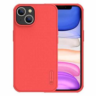 For iPhone 14 Plus NILLKIN Frosted Shield Pro PC + TPU Phone Case (Red)