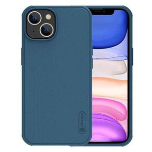 For iPhone 14 Plus NILLKIN Frosted Shield Pro PC + TPU Phone Case (Blue)