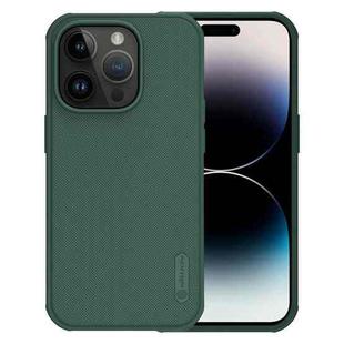 For iPhone 14 Pro NILLKIN Frosted Shield Pro PC + TPU Phone Case(Green)