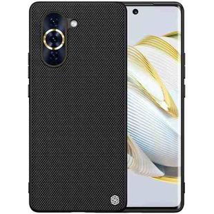 For Huawei nova 10 NILLKIN 3D Texture Nylon Fiber PC+TPU Phone Case(Black)