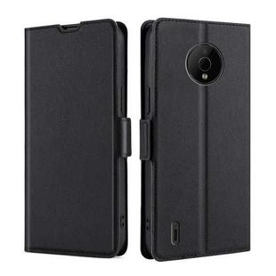 For Nokia C200 Ultra-thin Voltage Side Buckle Horizontal Flip Leather Phone Case(Black)