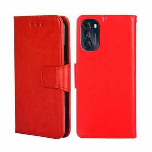 For Motorola Moto G 5G 2022 Crystal Texture Leather Phone Case(Red)