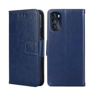 For Motorola Moto G 5G 2022 Crystal Texture Leather Phone Case(Royal Blue)