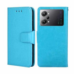 For OPPO K10 Pro 5G Crystal Texture Leather Phone Case(Light Blue)